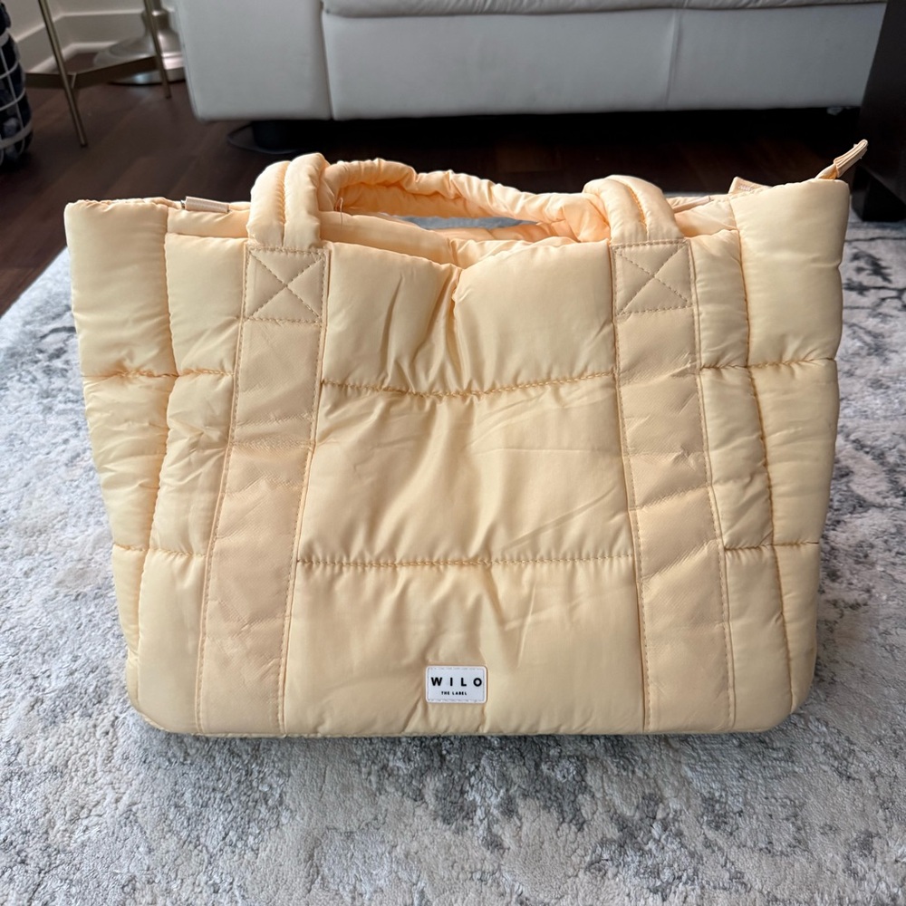 WILO the Label butter yellow weekender bag